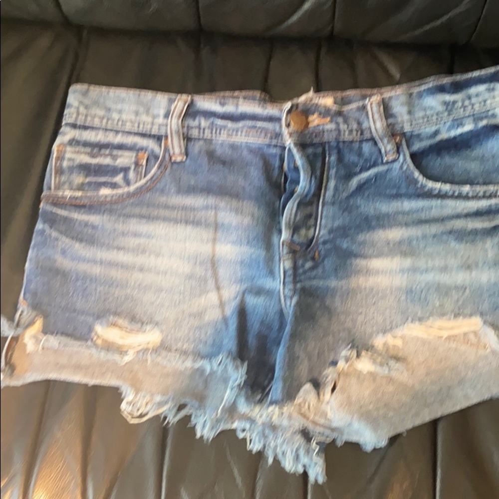 Denim shorts